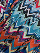 Missoni Beachwear Zickzackmuster lange Vertuschung