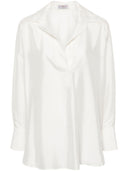 Alberto Biani Oversized Silk Shirt