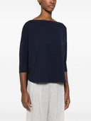 Wild Cashmere Cotton Boat Neck Top