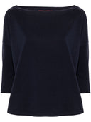 Wild Cashmere Cotton Boat Neck Top
