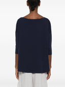 Wild Cashmere Cotton Boat Neck Top