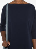 Wild Cashmere Cotton Boat Neck Top
