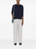 Wild Cashmere Cotton Boat Neck Top