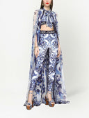 Dolce & Gabbana Maiolica Printed Jersey Top