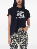 Ganni Puppy Love Organic Cotton T Shirt