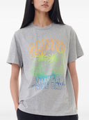 Ganni Holiday Print Organic Cotton T Shirt