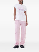 Ganni Cocktail Print Organic Cotton T Shirt