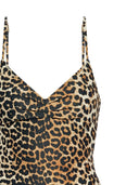 Ganni Leopard Print Swimsuit