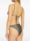 Ganni Leopard Print Swim Bottom