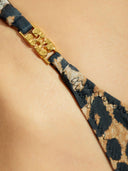 Ganni Leopard Print Swim Bottom