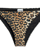 Ganni Leopard Print Swim Bottom