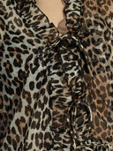 Ganni Leopard Print Bluse