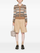 Ganni uldstribet cardigan