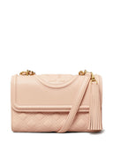 Tory Burch Fleming kleine lederen schoudertas