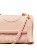 Tory Burch Fleming kleine lederen schoudertas