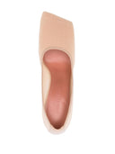 Amina Muaddi Charlotte Glass Mesh Pumps