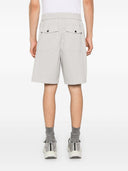 Emporio Armani Striped Cotton Shorts