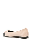 Tory Burch Cap Toe Leather Ballets