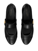 Tory Burch Mary Jane Cap Toe Leather Ballets