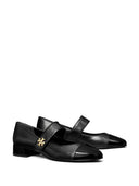 Tory Burch Mary Jane Cap Toe Leather Ballets