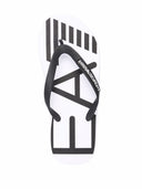 Ea7 logo flip flops