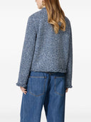 Valentino Tweed Crewneck Jacket