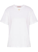Valentino V Logo Cotton T Shirt
