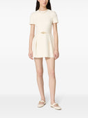 Valentino Wool And Silk Blend Mini Dress