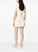 Valentino Wool And Silk Blend Mini Dress