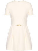 Valentino Wool And Silk Blend Mini Dress
