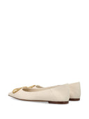 Valentino Garavani V Logo Signature Leather Ballets