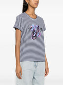 Emporio Armani Striped Cotton T Shirt