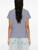 Emporio Armani Striped Cotton T Shirt