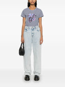 Emporio Armani Striped Cotton T Shirt