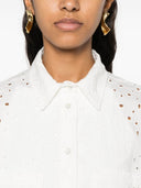 Camicia Sangallo oversize a semicouture
