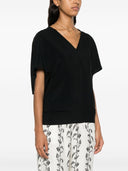 Semikouture Gabrielle Bluse mit Kimono -kurzen Ärmeln