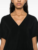 Semikouture Gabrielle Bluse mit Kimono -kurzen Ärmeln