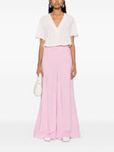 Semicouture Gabrielle Blouse With Kimono Short Sleeves
