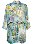 Avant Toi Belted Silk Kimono Top