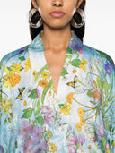 Avant Toi Belted Silk Kimono Top