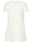 Valentino Wool And Silk Blend Mini Dress