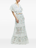 Alice + Olivia Flower Print Cotton Top