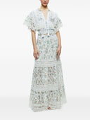 Alice + Olivia Flower Print Cotton Top