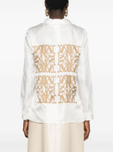 Max Mara Printed Silk Shirt