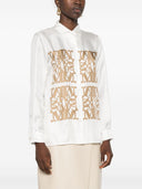 Max Mara Printed Silk Shirt