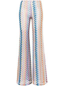 Missoni Beachwear Zigzag Pattern Flared Trousers