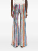 Missoni Beachwear Zigzag Pattern Flared Trousers