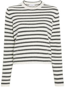 Brunello Cucinelli Striped Cashmere Blend Sweater