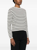 Brunello Cucinelli Striped Cashmere Blend Sweater