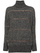 Brunello Cucinelli Wool Turtle Neck Sweater